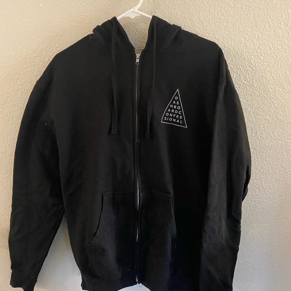 Dashboard Confessional Zip Up Hoodie